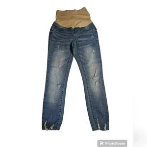 Blue Savvy Maternity Jeans S